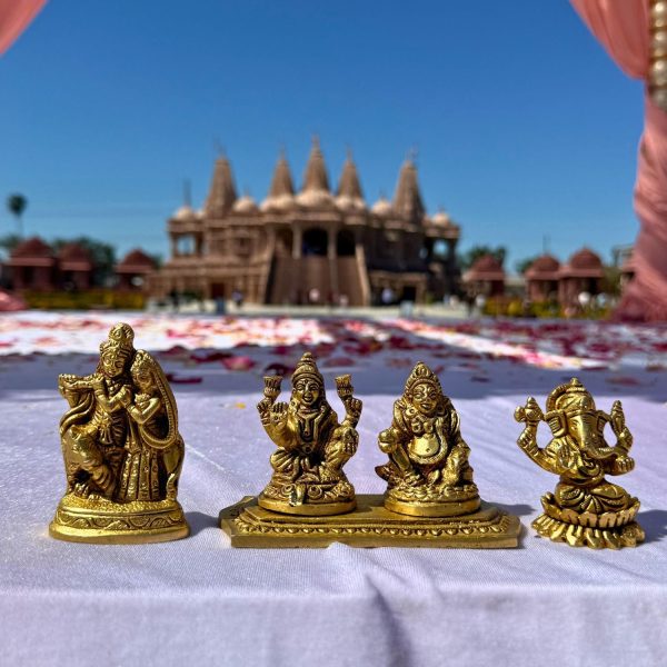 Ganesh Brass Altar Statue - Image 3