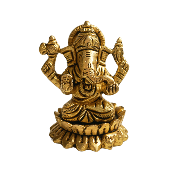 Ganesh Brass Altar Statue