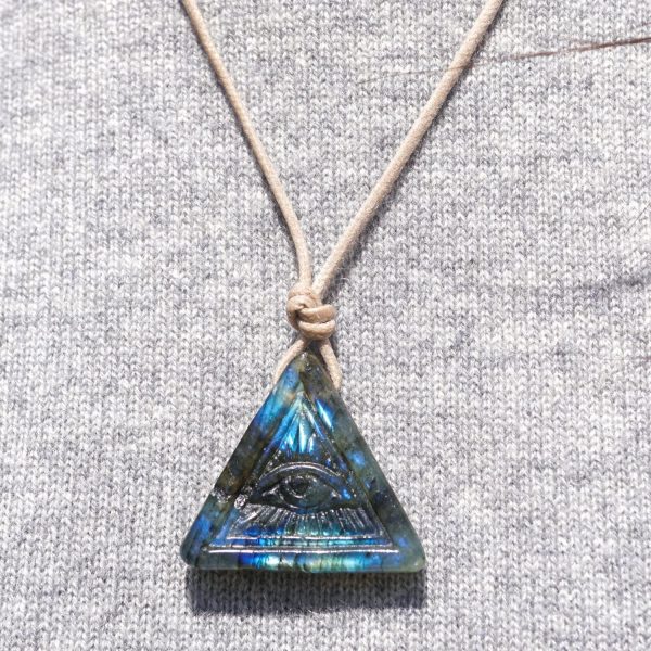 Labradorite All-Seeing Eye Necklace - Image 3