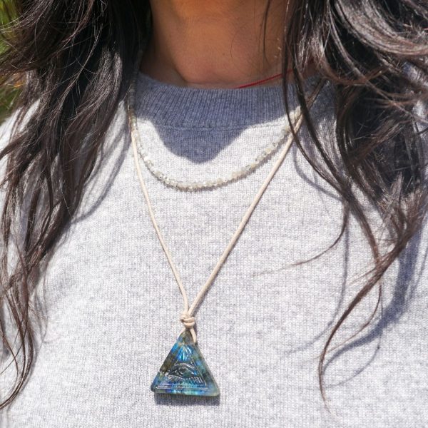 Labradorite All-Seeing Eye Necklace - Image 2