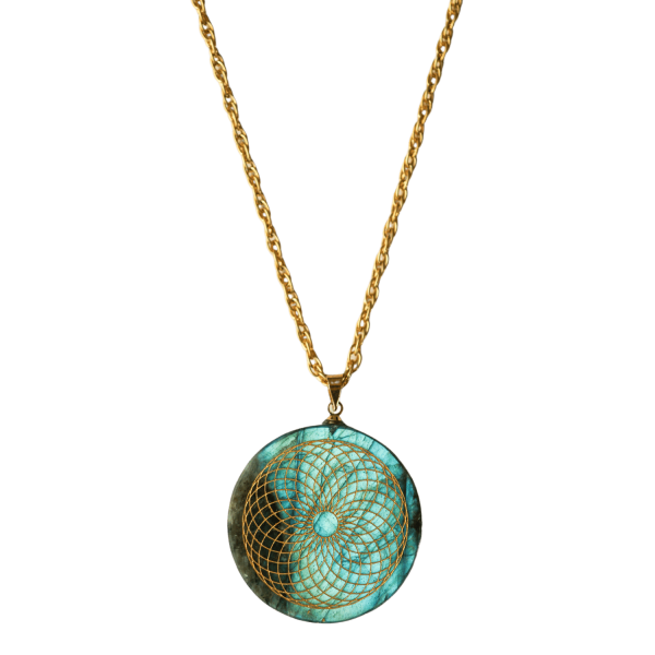 5D Labradorite Torus Necklace