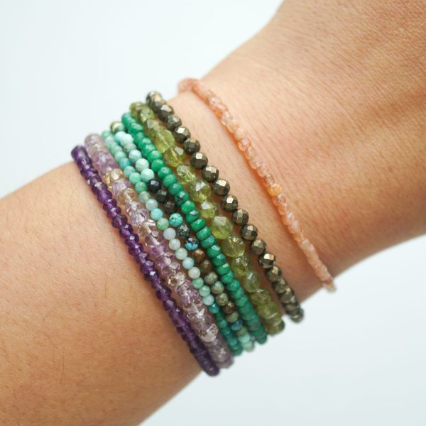 Pyrite Micro Bead Bracelet - Image 2