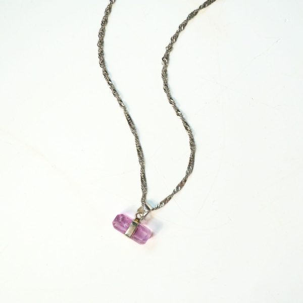 Pink Kunzite Pendant Necklace - Image 3
