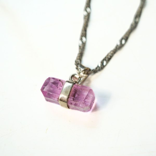 Pink Kunzite Pendant Necklace - Image 2