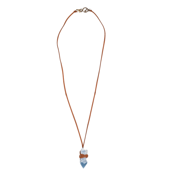 Angelite Crystal Point Necklace - Image 3