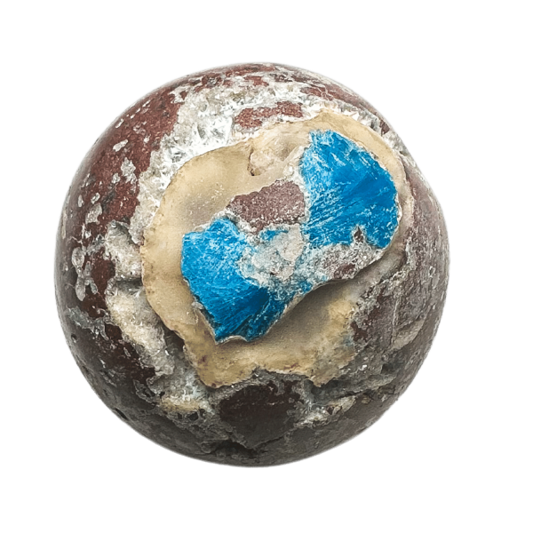 Rare Half-Polished Cavansite Sphere - Image 2