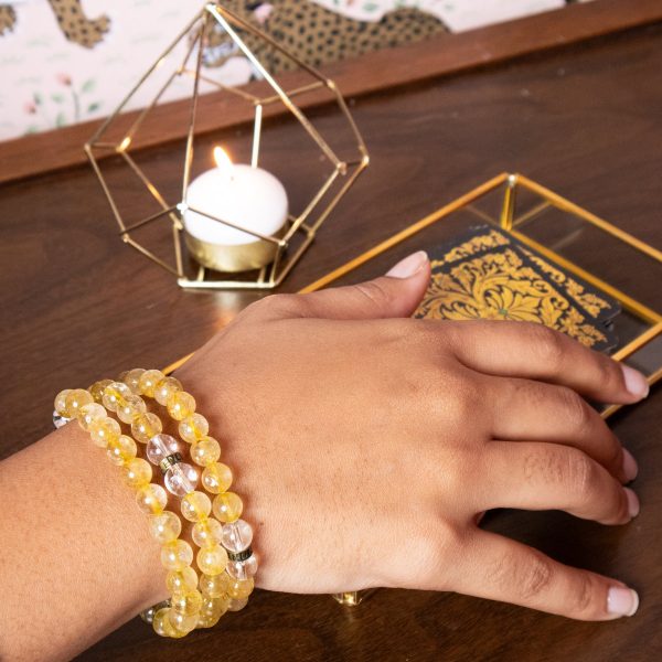Rutilated Quartz Bracelet - Image 3