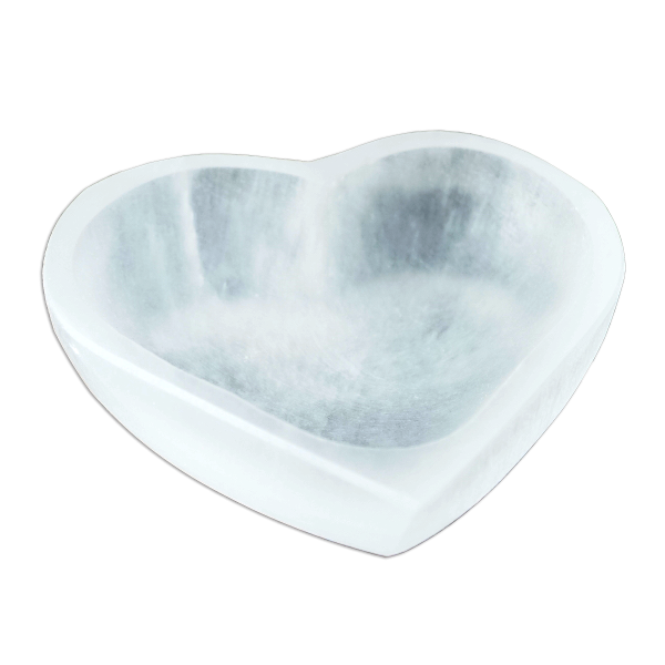 Selenite Heart Bowl