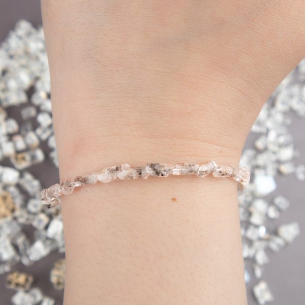UV-Reactive Smoky Diamond Quartz Bracelet - Image 3
