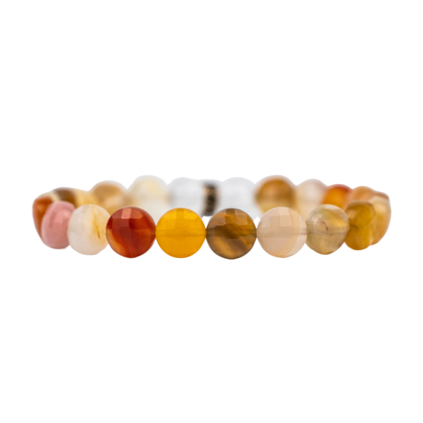 Yellow Botswana Agate Bracelet - Image 4