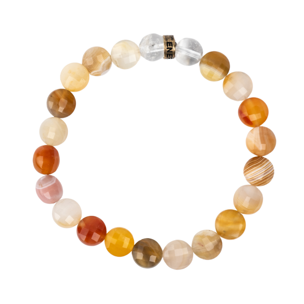 Yellow Botswana Agate Bracelet
