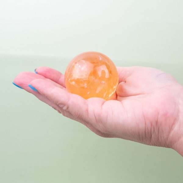 Yellow Optical Calcite Sphere - Image 2