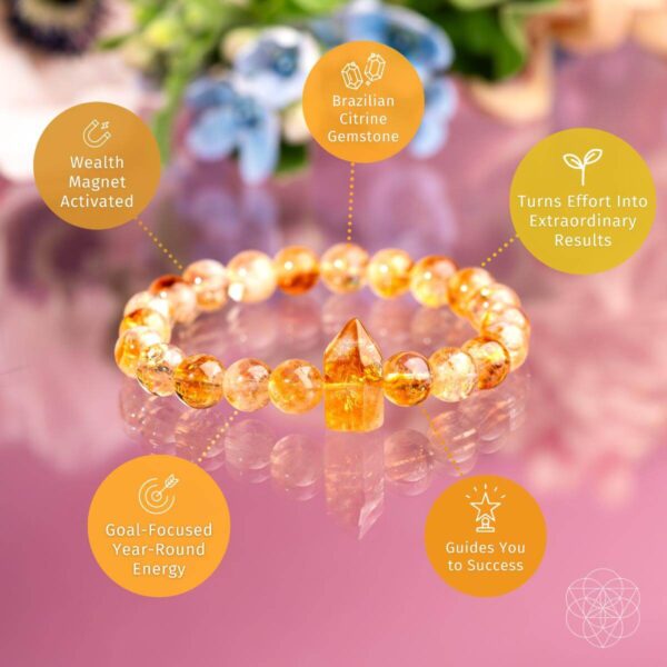 365 Days of Brilliance - Citrine Bracelet - Image 4