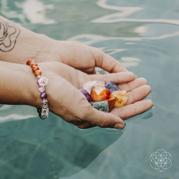 7 Chakra Bracelet and Stones Set - Image 3