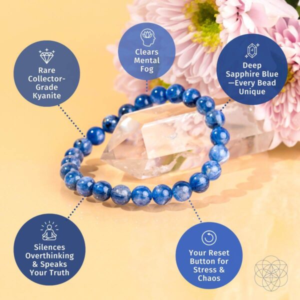 My Truth, My Power – Rare Kyanite Bracelet - Image 5