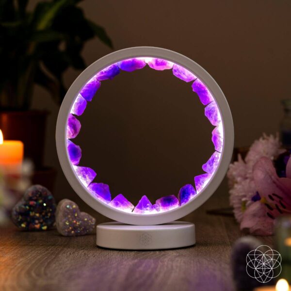 Stress Less, Sleep More – Amethyst Healing Lamp - Image 6