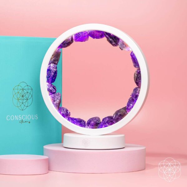 Stress Less, Sleep More – Amethyst Healing Lamp - Image 7