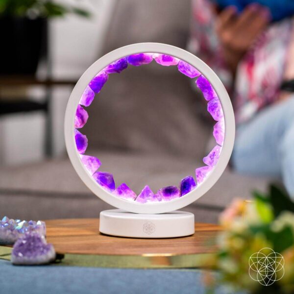 Stress Less, Sleep More – Amethyst Healing Lamp - Image 3