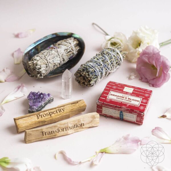 Attract Abundance - Premium Manifestation Smudge Kit (8 Pieces) - Image 4