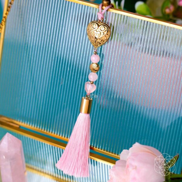 Car Guardian - ‘You Are Loved’ Heart Charm Tassel - Image 5
