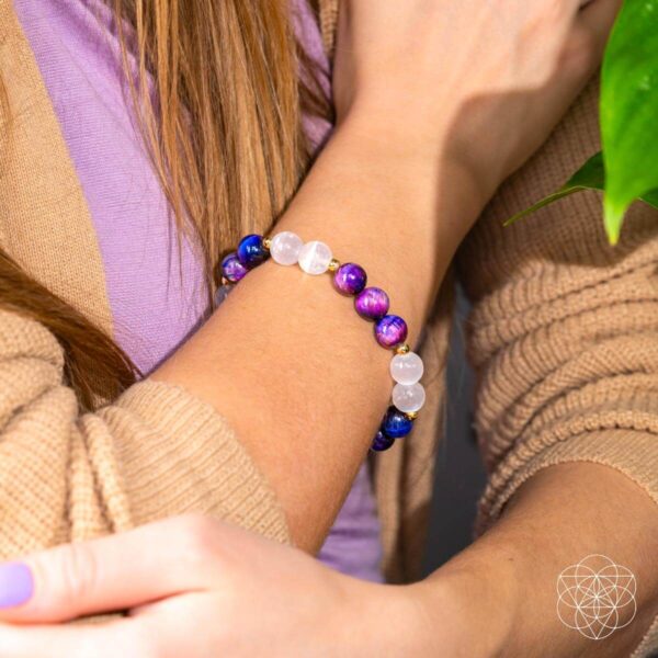 Cosmic Energy Amplifier - Galaxy Tiger’s Eye Bracelet - Image 3