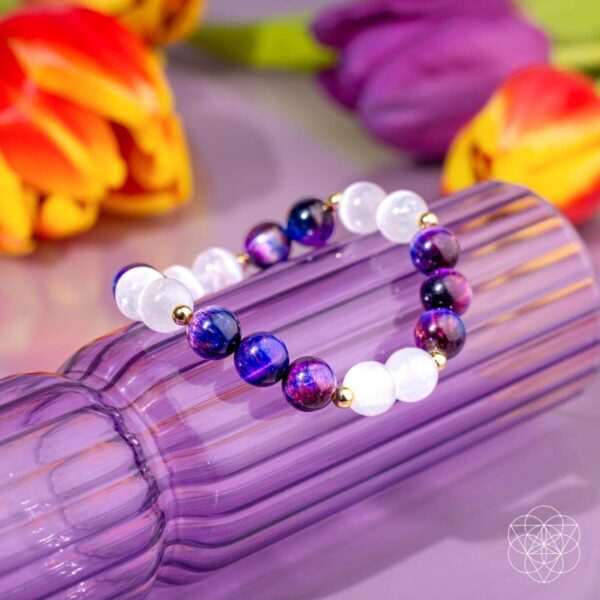 Cosmic Energy Amplifier - Galaxy Tiger’s Eye Bracelet - Image 6