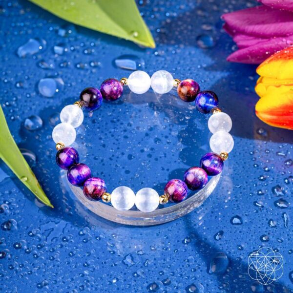 Cosmic Energy Amplifier - Galaxy Tiger’s Eye Bracelet - Image 5