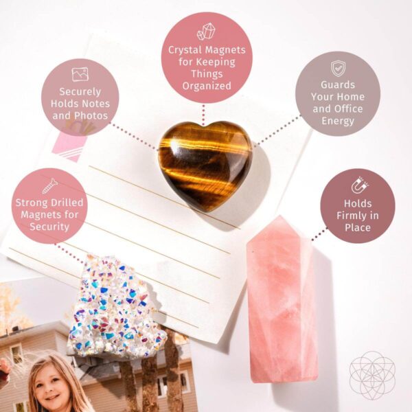 Crystal Fridge Magnets - Trio of Protection & Comfort - Image 4
