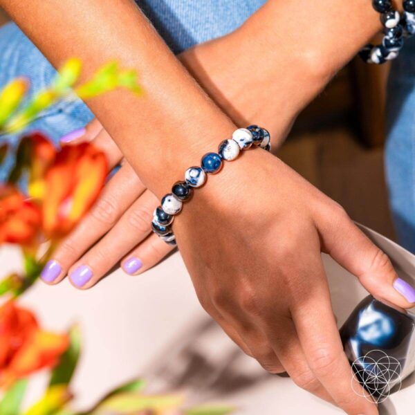 Exotic Orca Agate Bracelet of Deep Healing - Image 3