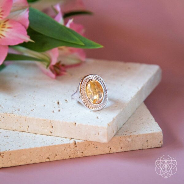 Eye of The Sun - Silver Aura Ring of Attraction - Image 7