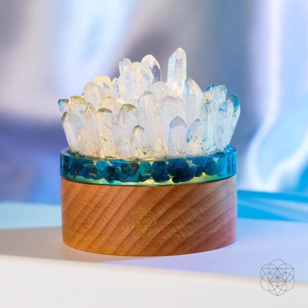 Find My Voice - Quartz & Apatite Lamp of Blooming Confidence - Image 7