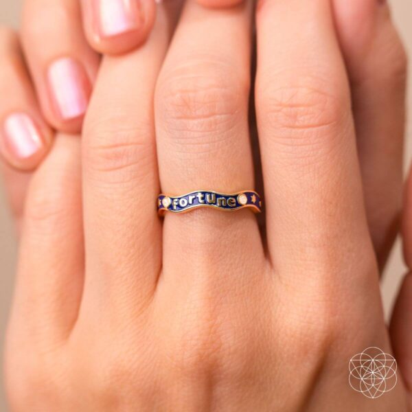 Fortune Magnet - Aquamarine Ring of Prosperity - Image 3