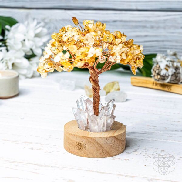 Golden Lamp of Wealth - Citrine Tree - Image 6
