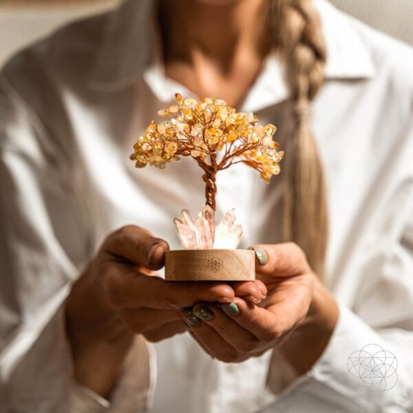 Golden Lamp of Wealth - Citrine Tree - Image 4