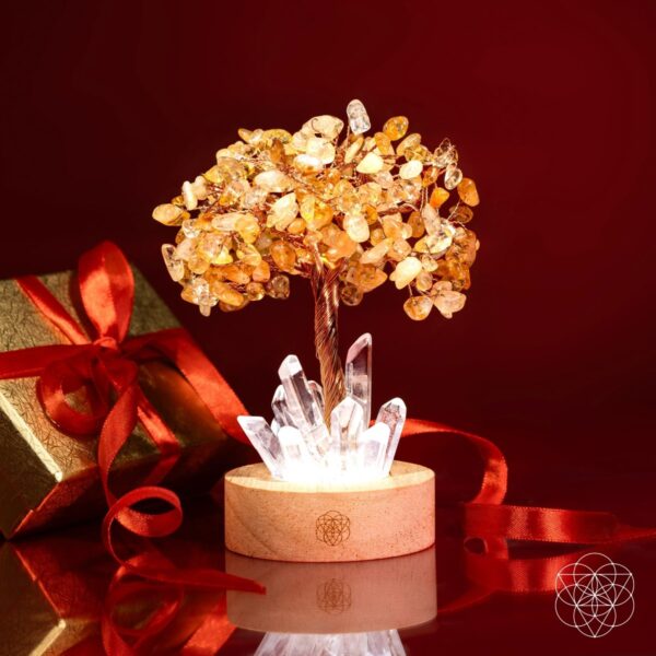 Golden Lamp of Wealth - Citrine Tree - Image 2