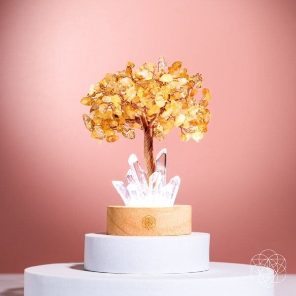 Golden Lamp of Wealth - Citrine Tree - Image 3