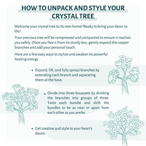 Home Sweet Home - Feng Shui Rose Quartz Tree - Image 6
