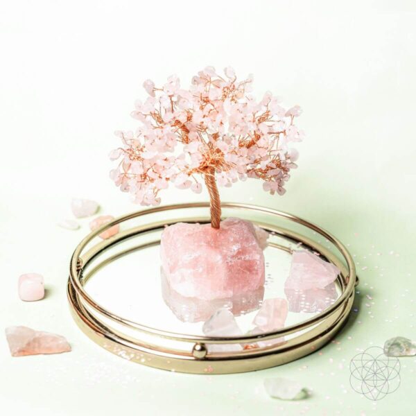 Home Sweet Home - Feng Shui Rose Quartz Tree - Image 7