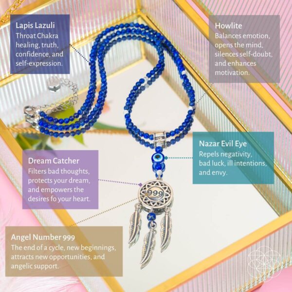 I Am Blessed - 999 Dream Catcher Necklace of Miracles - Image 5