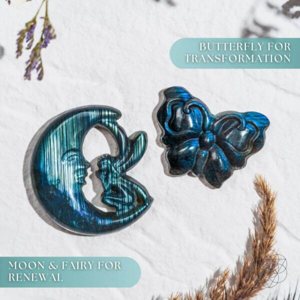 I Am Reborn - Labradorite Carving of Transformation - Image 2