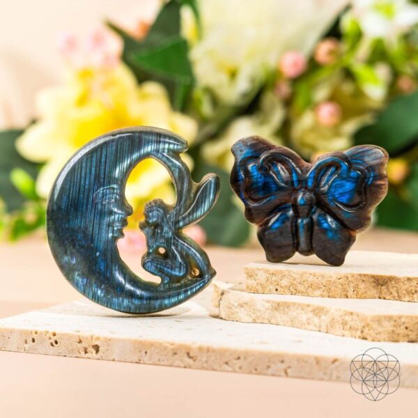 I Am Reborn - Labradorite Carving of Transformation - Image 7