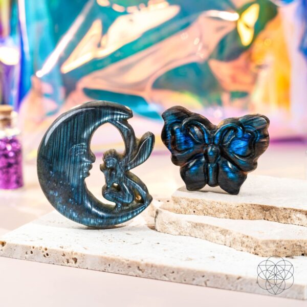 I Am Reborn - Labradorite Carving of Transformation - Image 6