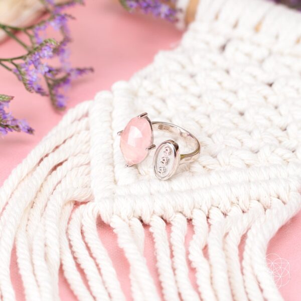 I Am Resilient: 333 Angel Number Silver Ring of Celestial Support - Image 6