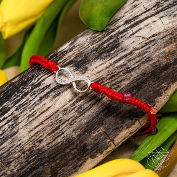 Infinite Prosperity - Eight-Strand Red String Bracelet - Image 6
