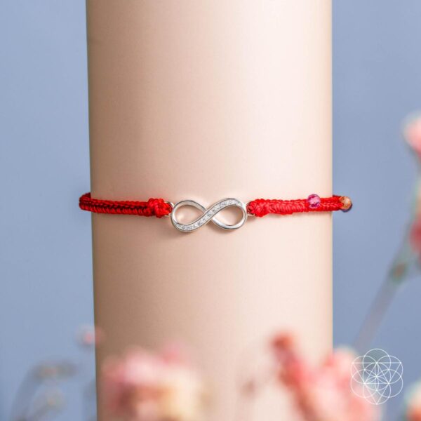 Infinite Prosperity - Eight-Strand Red String Bracelet - Image 7