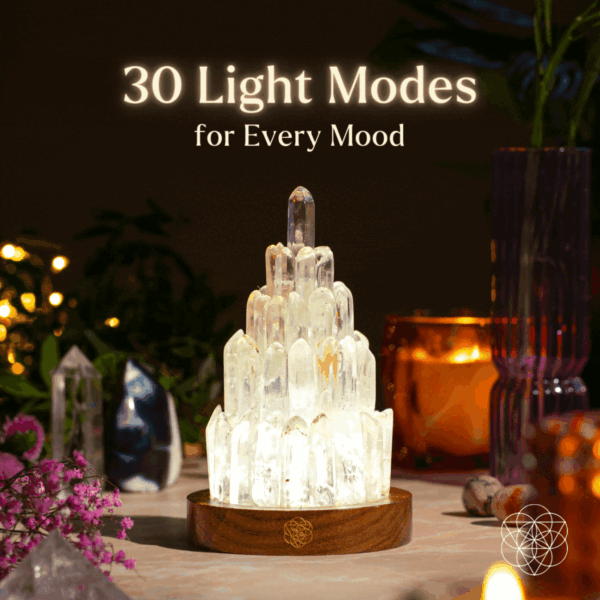The Clear Quartz Manifestation Tower Lamp - Image 3