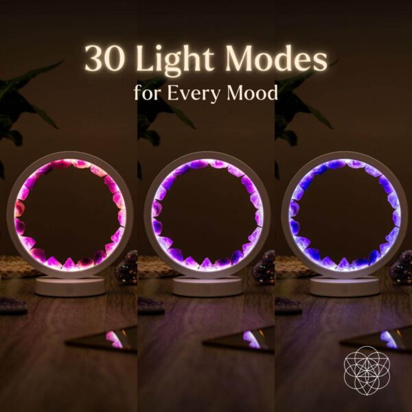 Stress Less, Sleep More – Amethyst Healing Lamp - Image 4