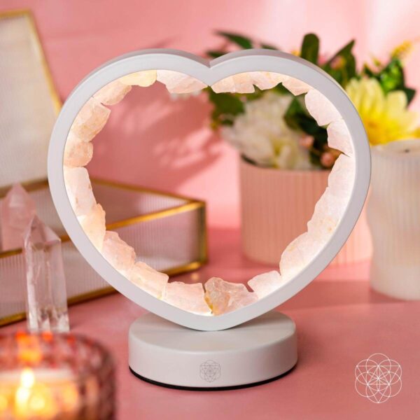 Love Magnet - Rose Quartz Heart Lamp - Image 6