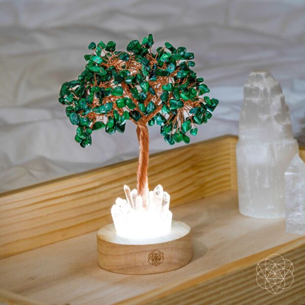 Malachite Anxiety Tree Lamp - Image 4