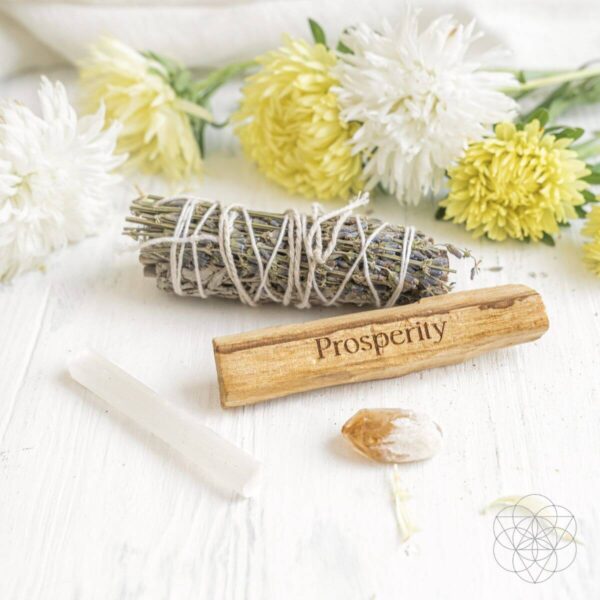 Manifest Miracles - Prosperity Smudging Kit (5 Pieces) - Image 4